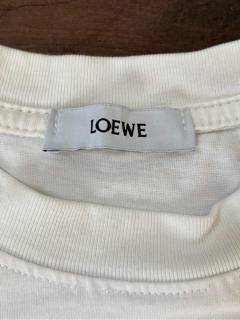 Loewe White Tonal Anagram T-Shirt‎ Men’s Large - Picture 4 of 6